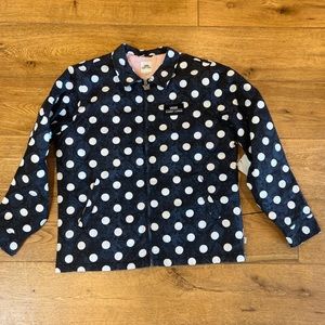 New with tags - Vans and Sandy Liang polka dot zip front jacket.